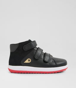 Kp Gamepoint Junior Black Leather Ankle Boots Kp Gamepoint Junior Black Leather Ankle Boots