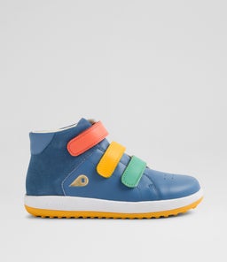 Kp Gamepoint Junior Coronet Blue Leather Ankle Boots Kp Gamepoint Junior Coronet Blue Leather Ankle Boots