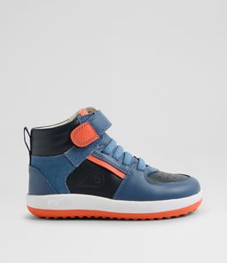 Iw Topspin Toddler Blue Indigo Leather Ankle Boots Iw Topspin Toddler Blue Indigo Leather Ankle Boots