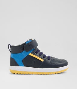 Kp Topspin Junior Navy Leather Ankle Boots Kp Topspin Junior Navy Leather Ankle Boots