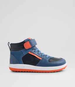 Kp Topspin Junior Blue Indigo Leather Ankle Boots Kp Topspin Junior Blue Indigo Leather Ankle Boots
