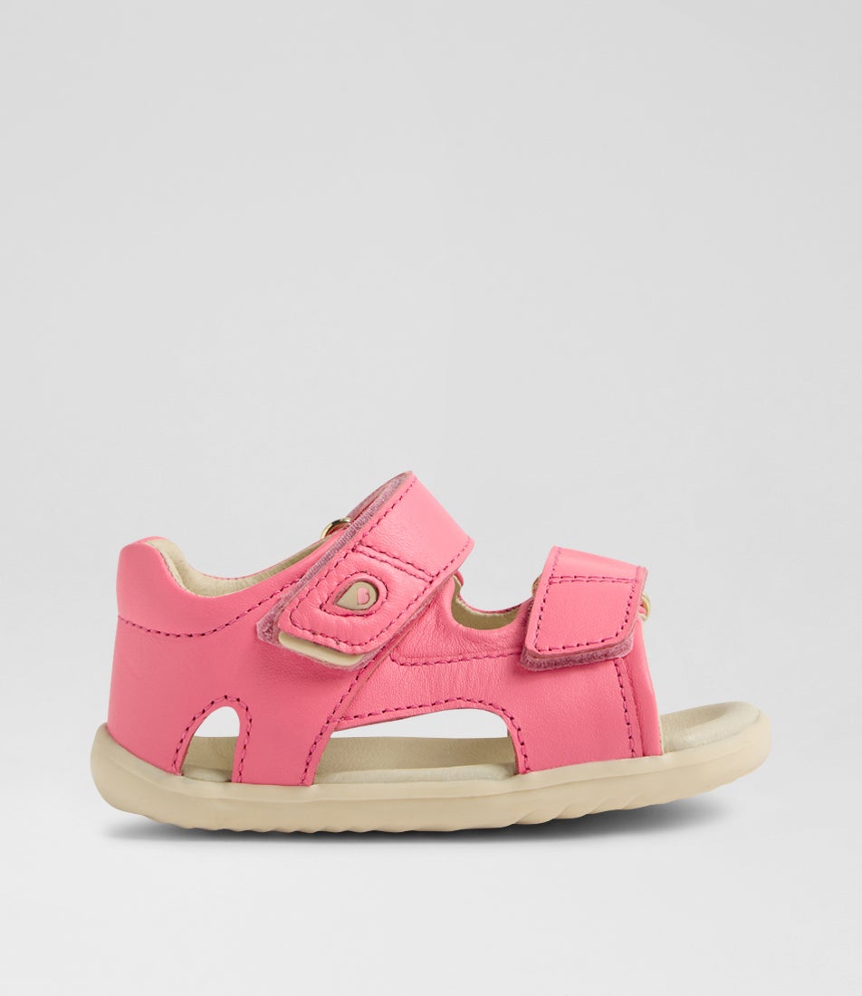 Su Strand Toddler Pink Lemonade Leather Sandals Su Strand Toddler Pink Lemonade Leather Sandals
