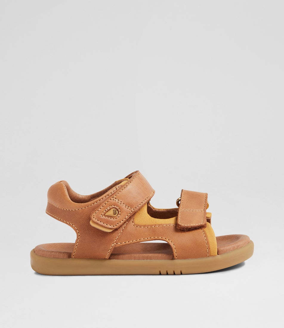 Iw Strand Toddler Caramel Leather Sandals Iw Strand Toddler Caramel Leather Sandals
