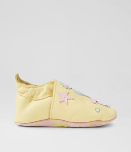 SS SEAHORSE BQ PALE BANANA LEATHER
