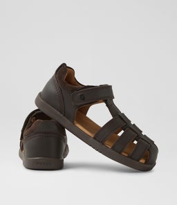 KP ROAM SCHOOL BQ BROWN LEATHER