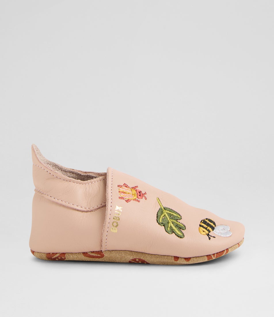 Ss Bugtopia Infant Cameo Rose Leather Flat Shoes Ss Bugtopia Infant Cameo Rose Leather Flat Shoes