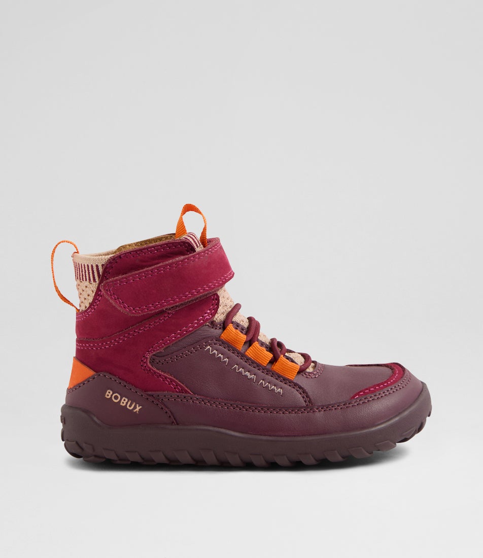 Iw Amble Toddler Fig Beaujolias Leather Flat Shoes Iw Amble Toddler Fig Beaujolias Leather Flat Shoes