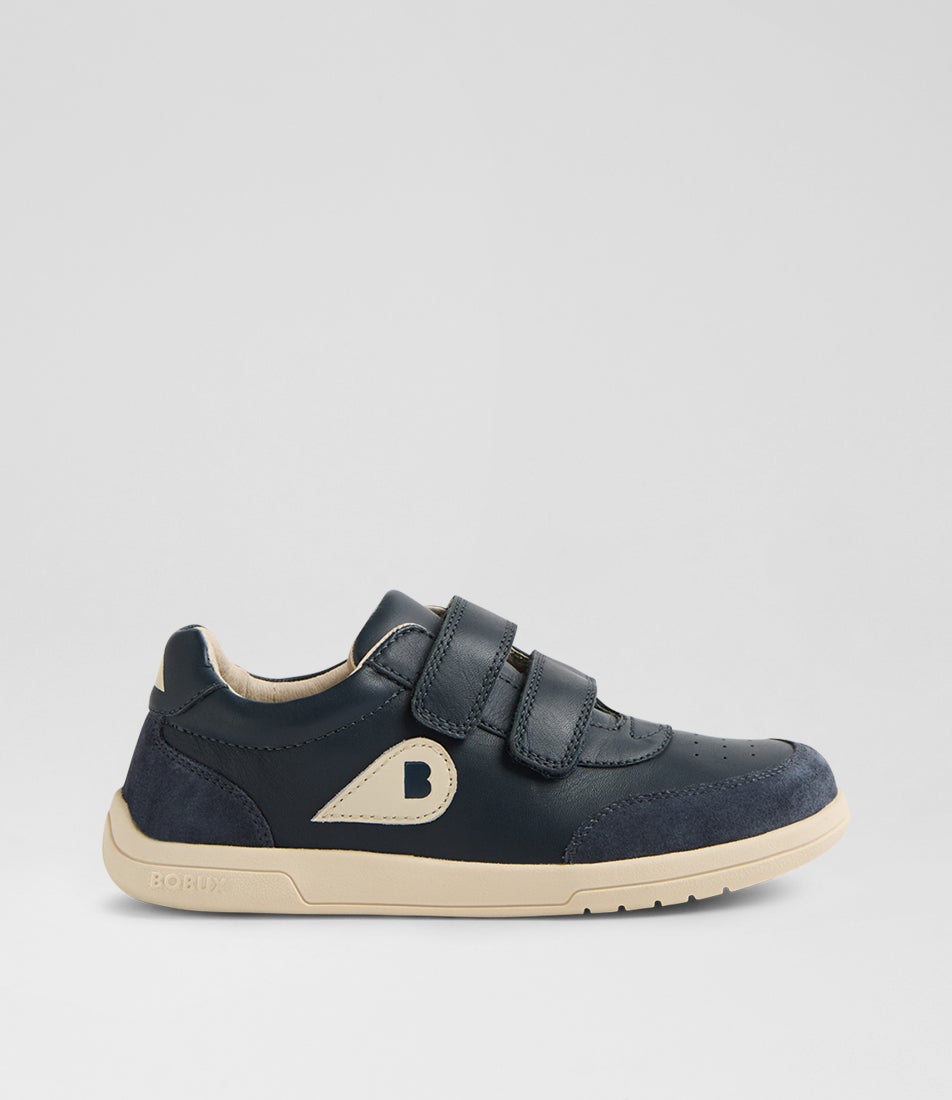 Kp Champ 2 Junior Navy Leather Sneakers Kp Champ 2 Junior Navy Leather Sneakers