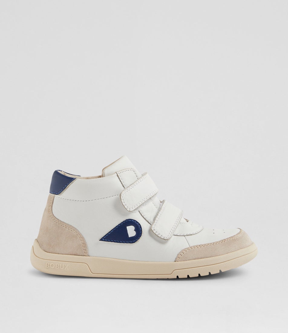 Kp Champ High 2 Junior Chalk Gentian Blue Leather Ankle Boots