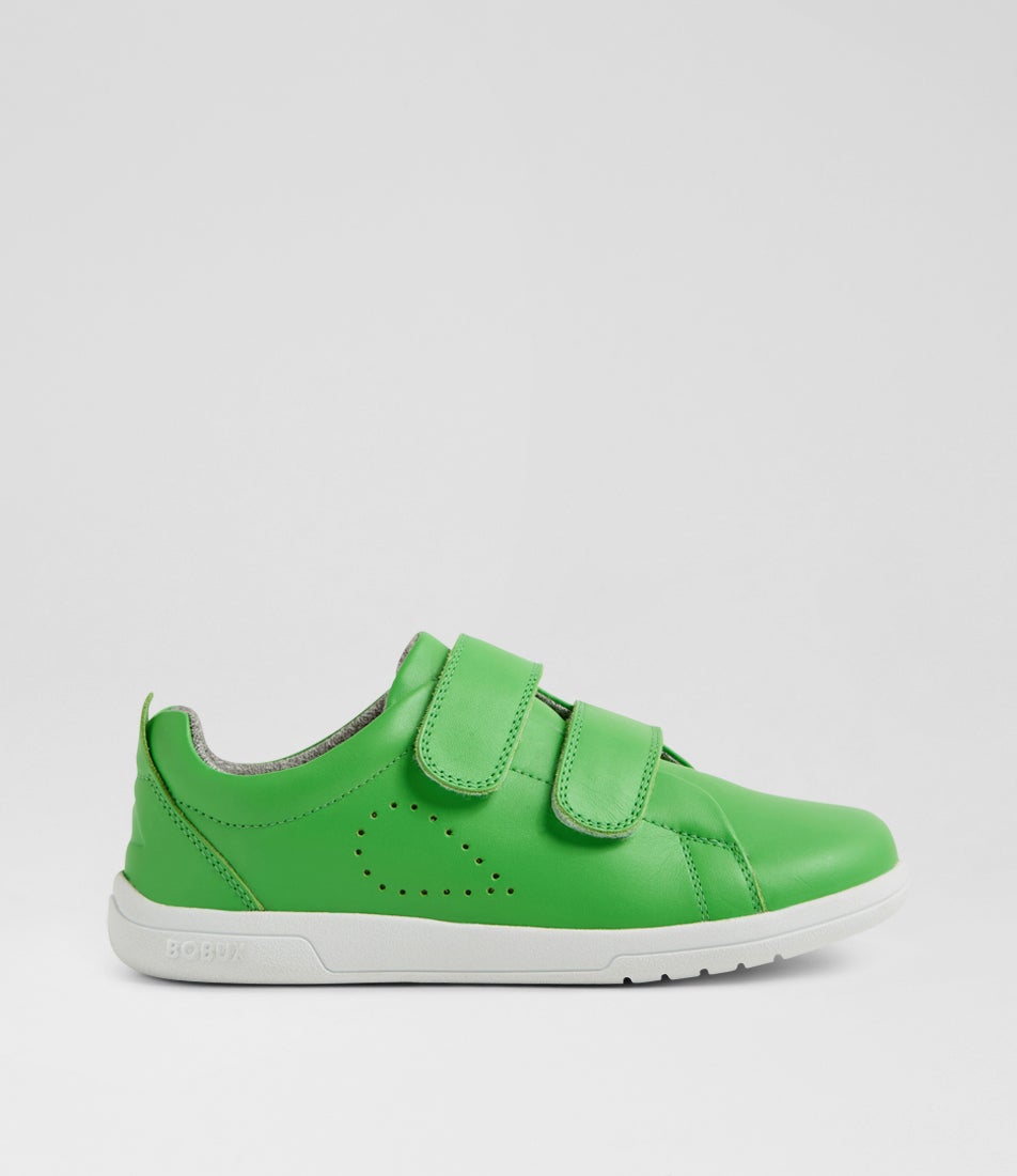 Kp Grass Court 2 Junior Retro Green Leather Sneakers Kp Grass Court 2 Junior Retro Green Leather Sneakers
