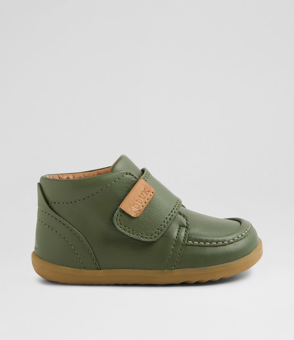 Su Grover Toddler Bronze Green Leather Ankle Boots Su Grover Toddler Bronze Green Leather Ankle Boots