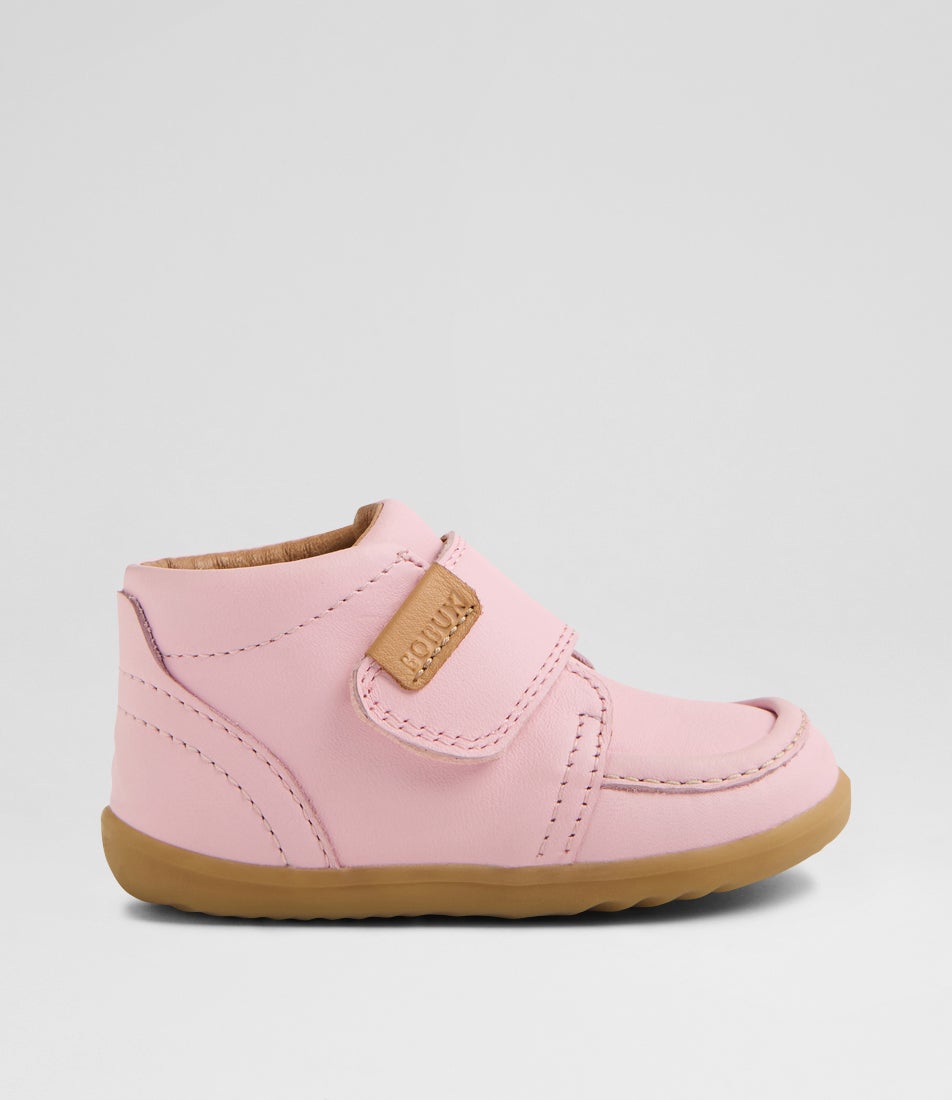 Su Grover Toddler Parfait Pink Leather Ankle Boots Su Grover Toddler Parfait Pink Leather Ankle Boots
