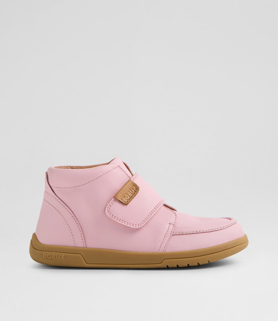 Kp Grover Junior Parfait Pink Leather Ankle Boots