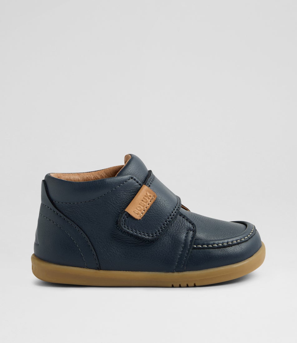 Iw Grover Toddler Navy Leather Ankle Boots