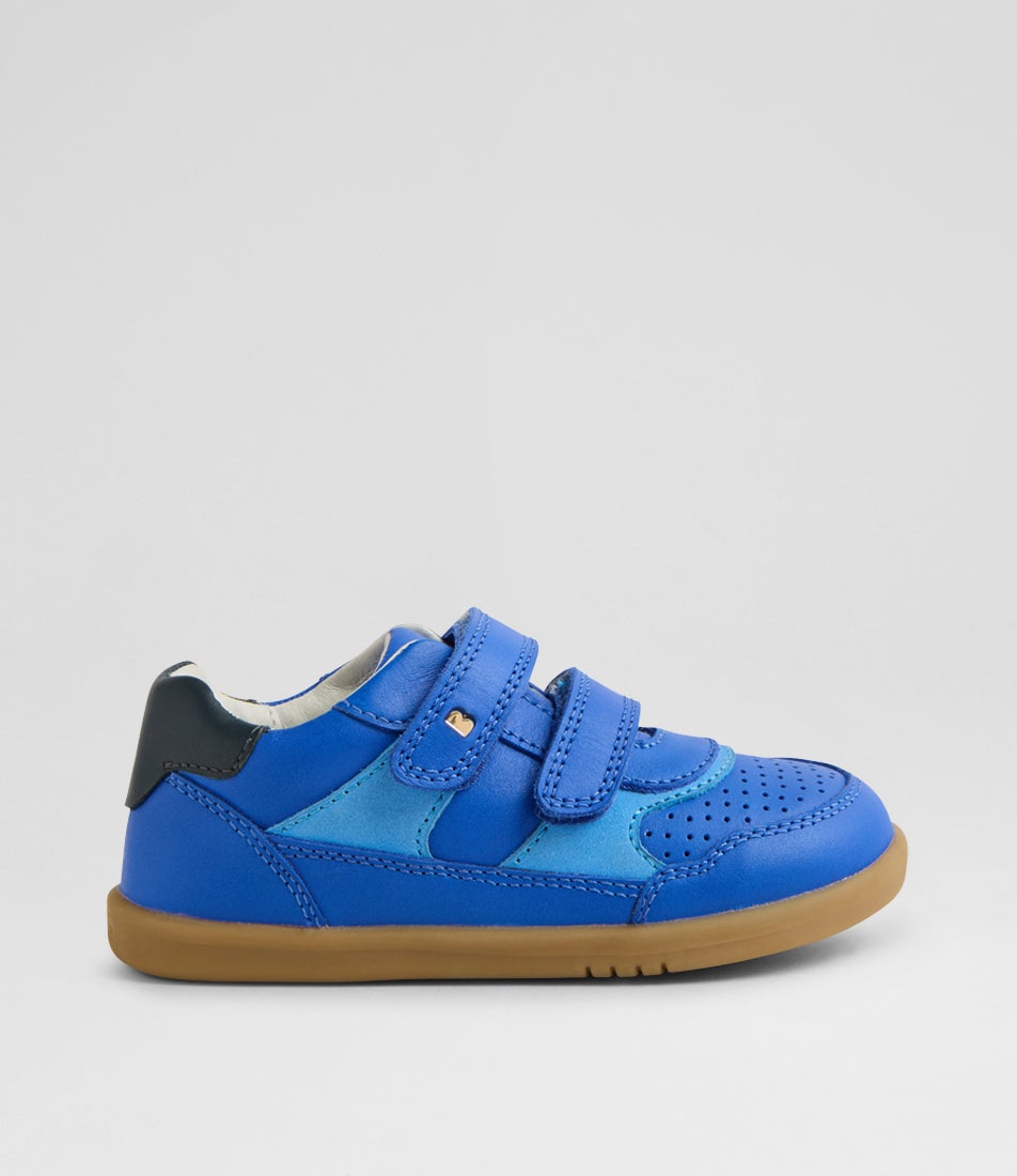 Iw Hunter Toddler Dazzling Blue Azure Leather Flat Shoes