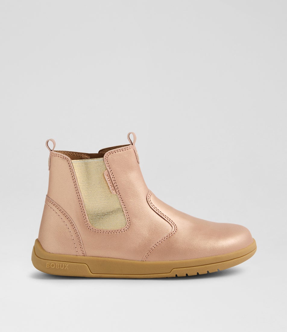 Kp Jodhpur 2 Junior Rose Gold Leather Ankle Boots