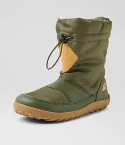 KP PADEN WP BQ BRONZE GREEN LEATHER FABRIC