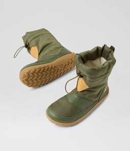 KP PADEN WP BQ BRONZE GREEN LEATHER FABRIC