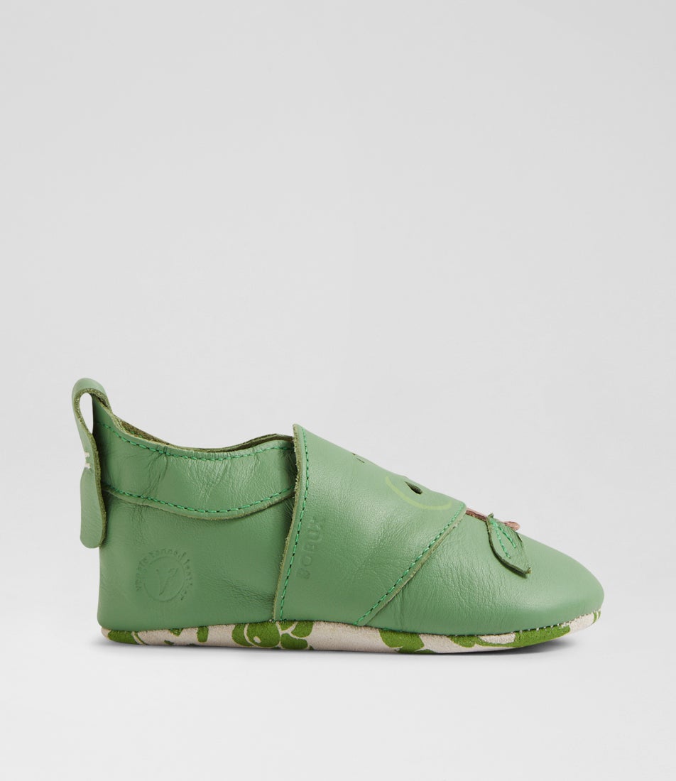 Ss Apple Pomme Infant English Ivy Leather Flat Shoes Ss Apple Pomme Infant English Ivy Leather Flat Shoes