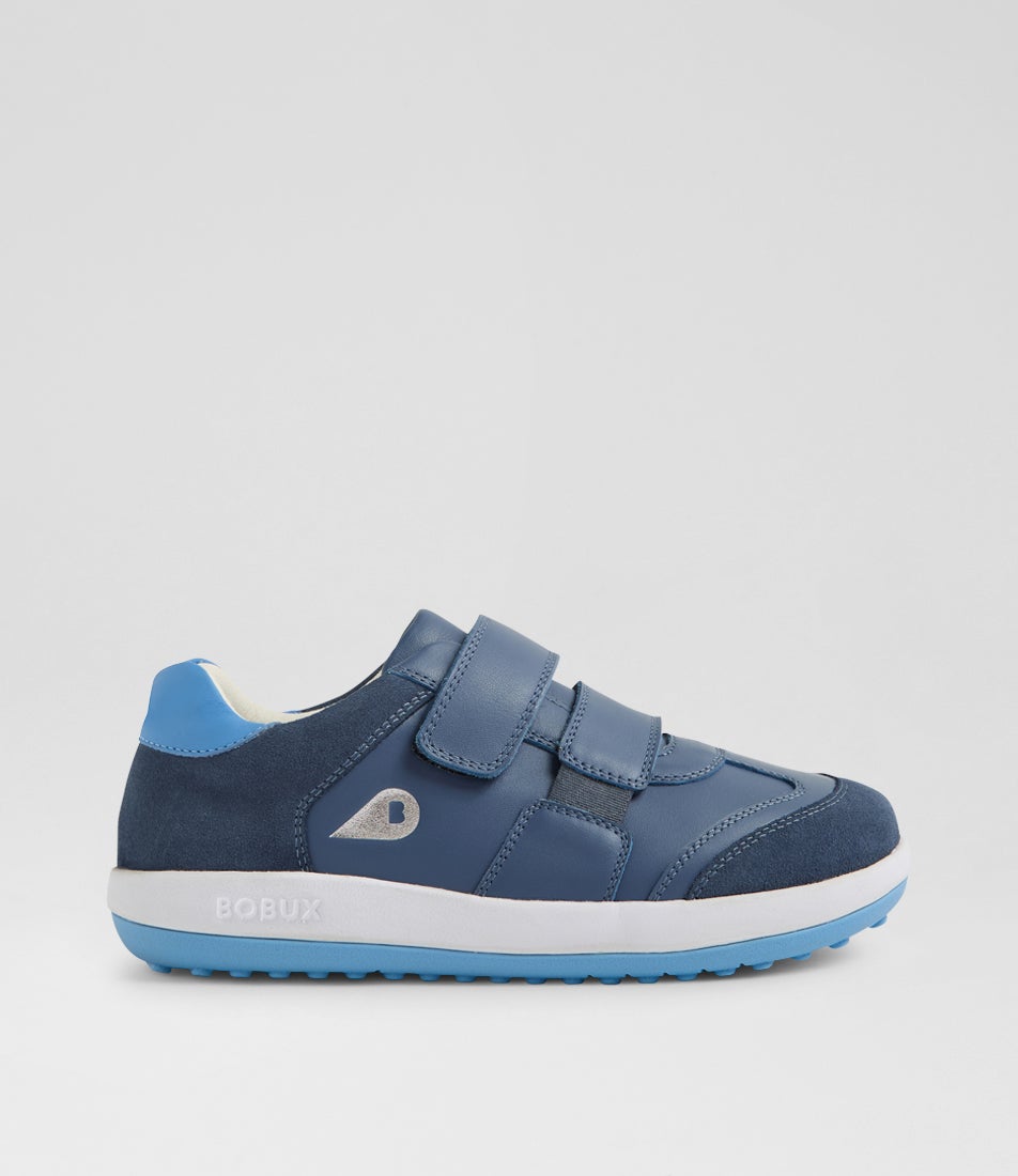 Kp Deuce Junior Vintage Indigo Leather Sneakers