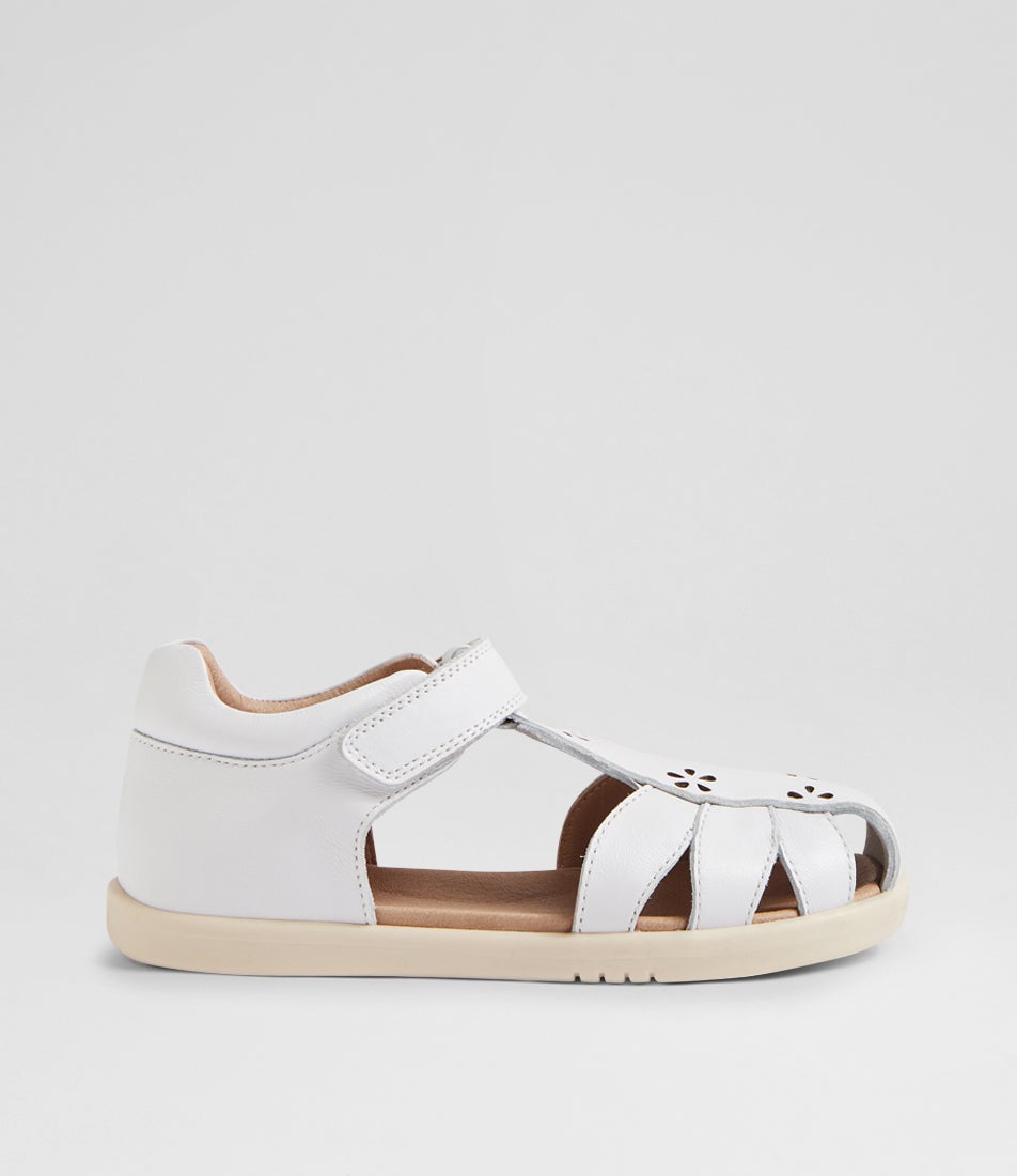 Kp Holly Junior White Leather Sandals Kp Holly Junior White Leather Sandals