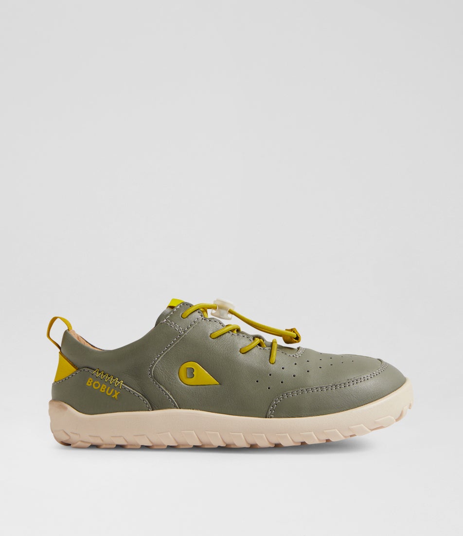 Kp Nova Junior Vetiver Leather Sneakers