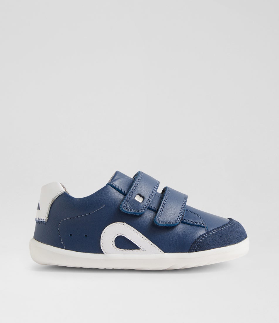 Su Blaze Toddler Vintage Indigo Leather Suede Sneakers Su Blaze Toddler Vintage Indigo Leather Suede Sneakers