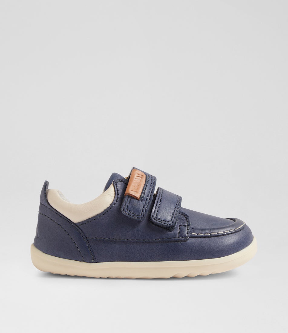 Su Oakley Toddler Vintage Indigo Leather Sneakers