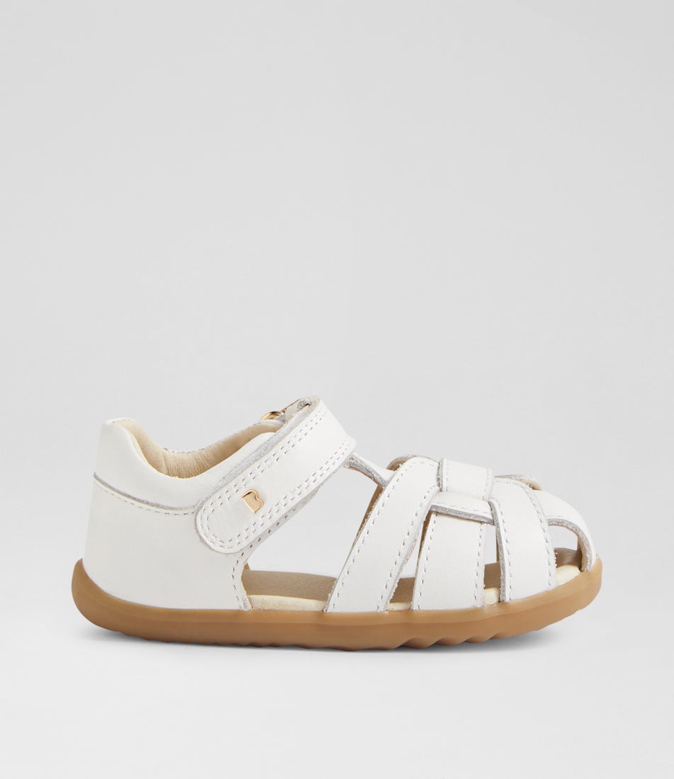 Su Skip Twist Toddler White Leather Sandals Su Skip Twist Toddler White Leather Sandals