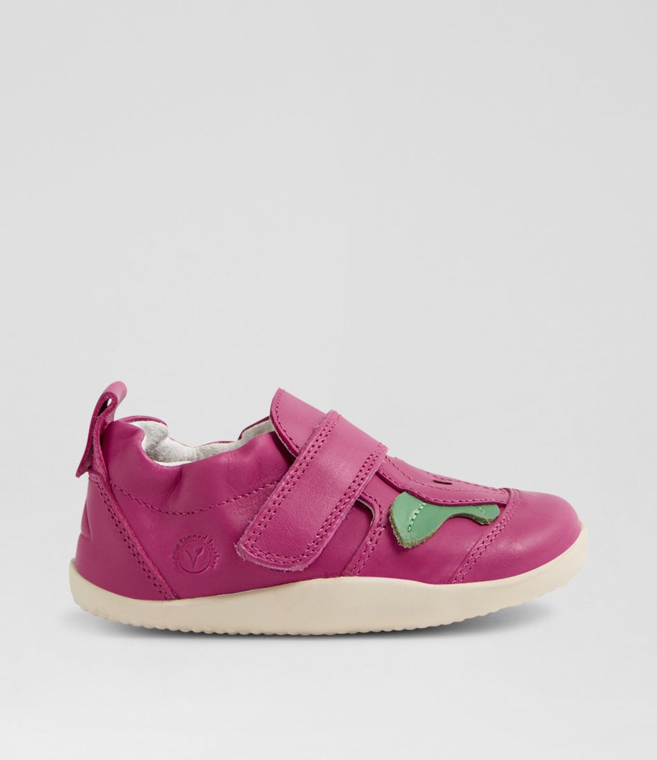 Xp Beet Feet Infant Cactus Flower Leather Flat Shoes Xp Beet Feet Infant Cactus Flower Leather Flat Shoes