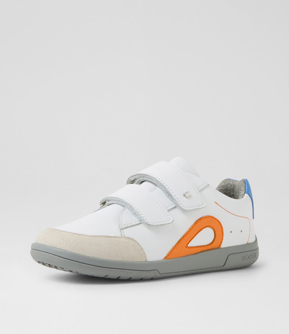 Kp Blaze Junior White Azure Leather Suede Sneakers Kp Blaze Junior White Azure Leather Suede Sneakers