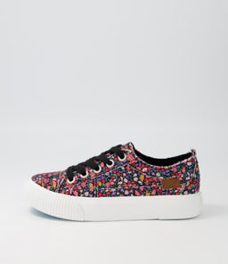 CLAY BW BLACK ZOE FLORAL CANVAS