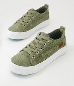 CLAY BW STEEL GREY HEAVY WAFFLE CANVAS