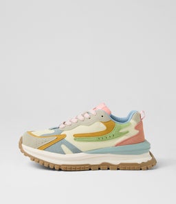LEO BW PISTACHIO MULTI MICROSUEDE