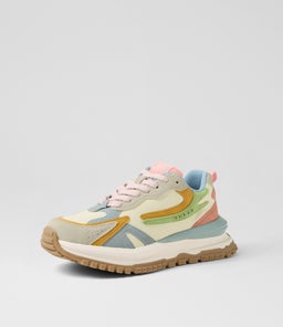 LEO BW PISTACHIO MULTI MICROSUEDE