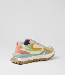 LEO BW PISTACHIO MULTI MICROSUEDE