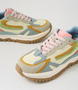 LEO BW PISTACHIO MULTI MICROSUEDE
