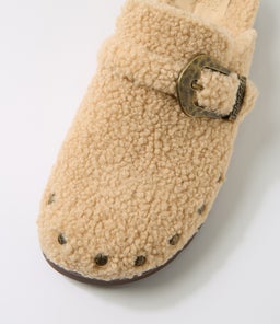 SKYLAR BW NATURAL FAUX SHEARLING