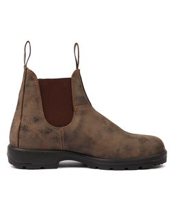 585 WOMENS BOOT RUSTIC BROWN LEATHER