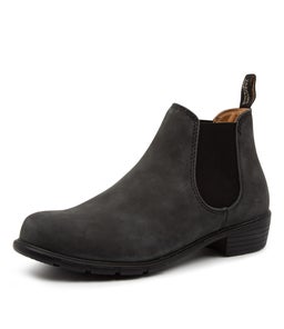 1971 WOMENS BOOT BZ RUSTIC BLACK LEATHER