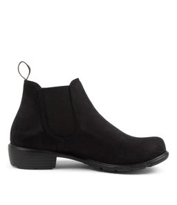 1977 WOMENS BOOT BZ BLACK NUBUCK