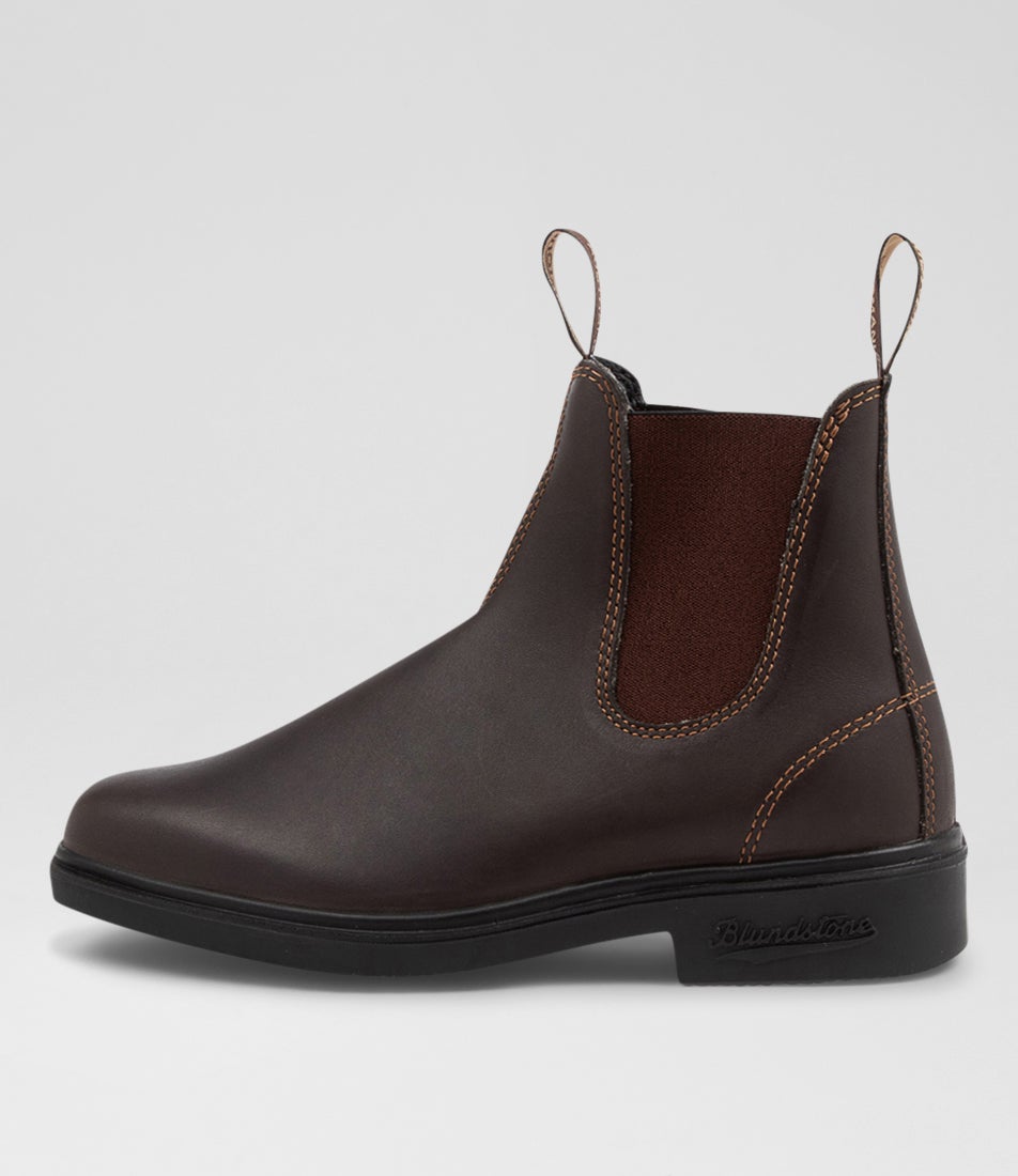 062 Womens Stout Brown Leather Chelsea Boots