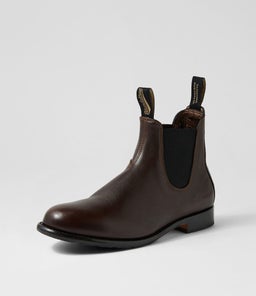 155 MENS HERITAGE BOOT BZ BROWN LEATHER