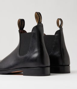 152 MENS HERITAGE BOOT BZ BLACK LEATHER