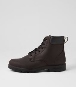 2428 MENS LACEUP BOOT BZ BROWN LEATHER