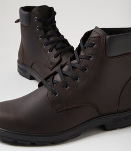 2428 MENS LACEUP BOOT BZ BROWN LEATHER