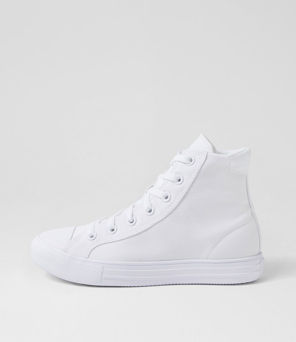 Day One Og High Top W White Canvas Sneakers
