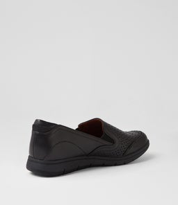 LIDIA SLIP ON C2 BLACK BURNISHED LEATHER