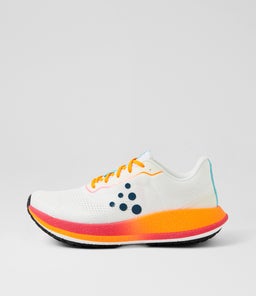 Pacer 2 M White Contrast Red Fabric Sneakers Pacer 2 M White Contrast Red Fabric Sneakers