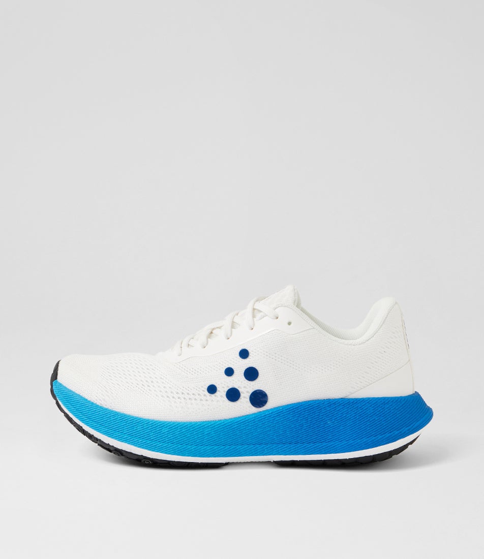 Pacer 2 M White Contrast Blue Mesh Platform Sneakers Pacer 2 M White Contrast Blue Mesh Platform Sneakers